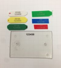 Laser Etching of ID tags Plastics by LNA Laser