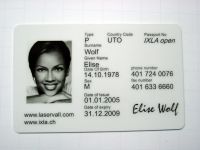 Laser Marking - Polycarbonate ID Card